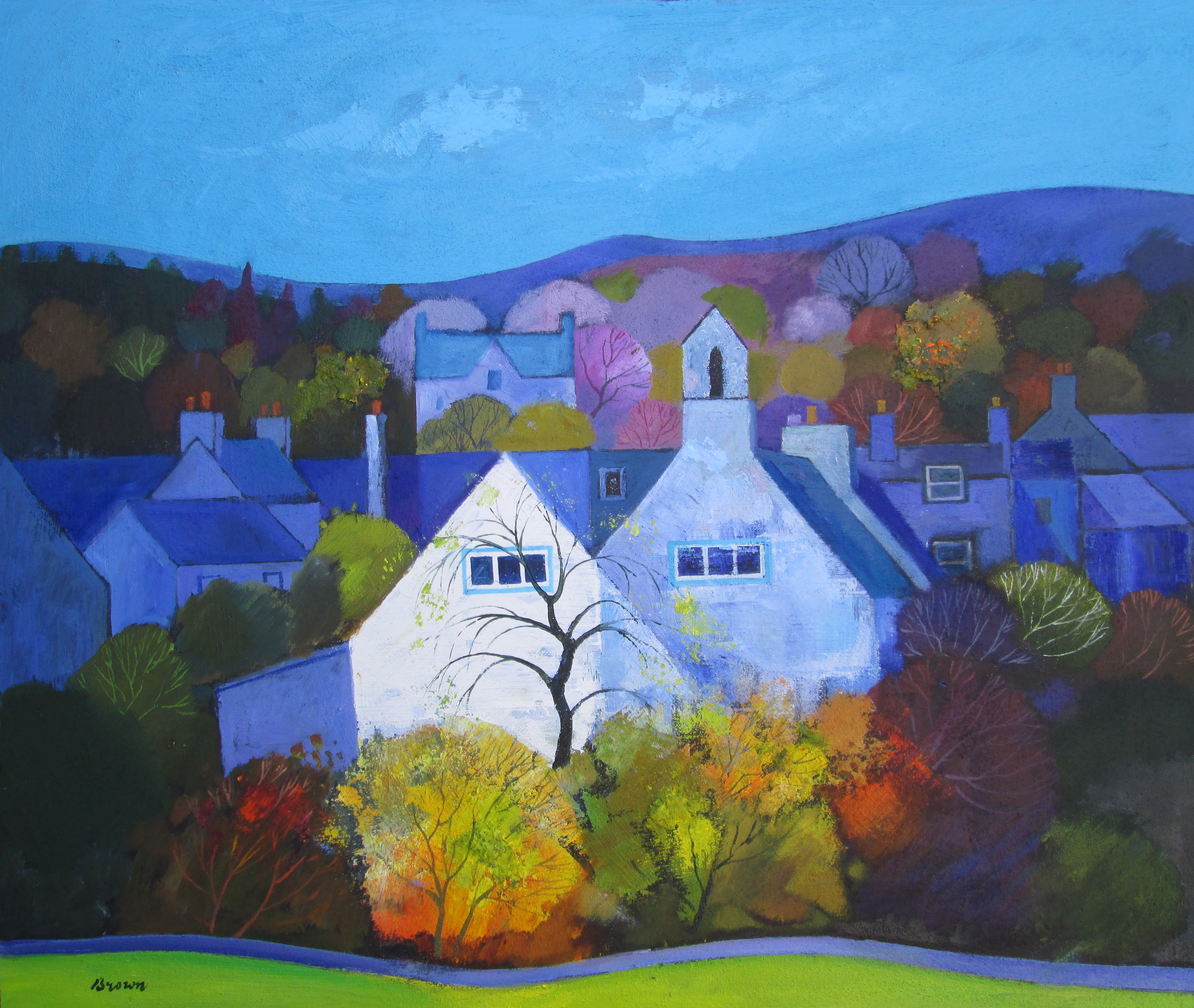 'The Old Schoolhouse' by artist Davy Brown